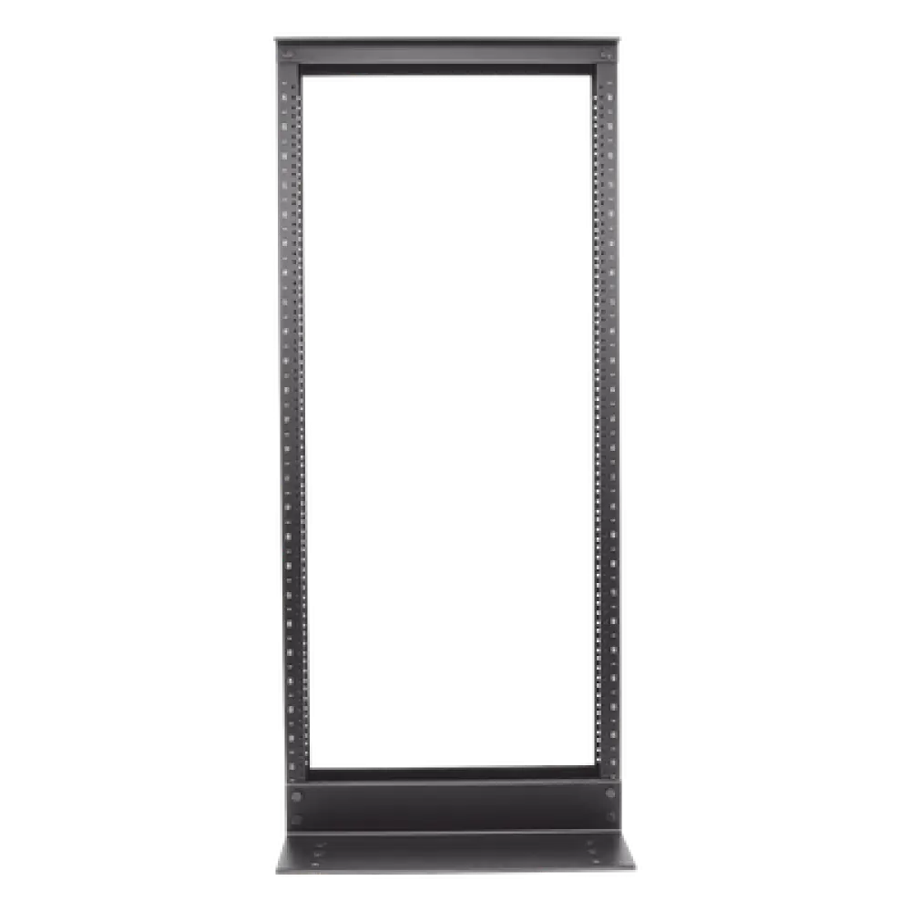 Rack de Dos Postes / 19 in EIA-310D / 24 Unidades de Rack / Aluminio / Carga 300 lbs (136 kg) / Rieles Roscados #12-24 / 1219 mm (4 ft) de Altura