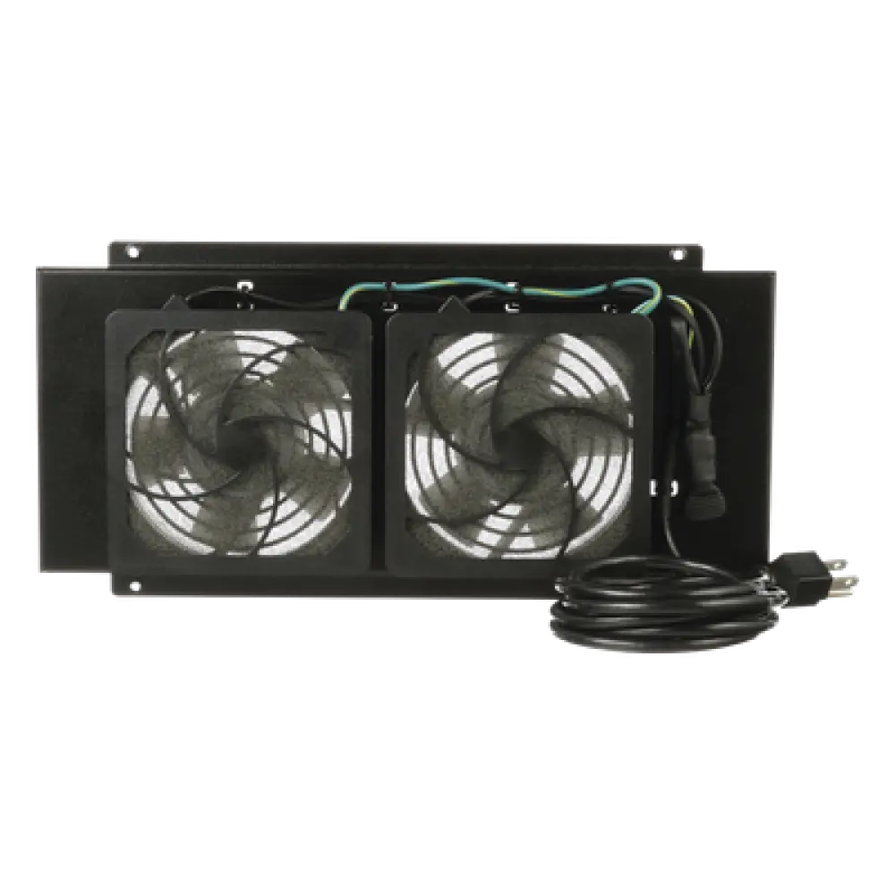 Kit de Ventiladores para Gabinete / 2 Unidades / 122 CFM Total / 120 Vca / Cable 2 m (6.6 ft) / Montaje Completo