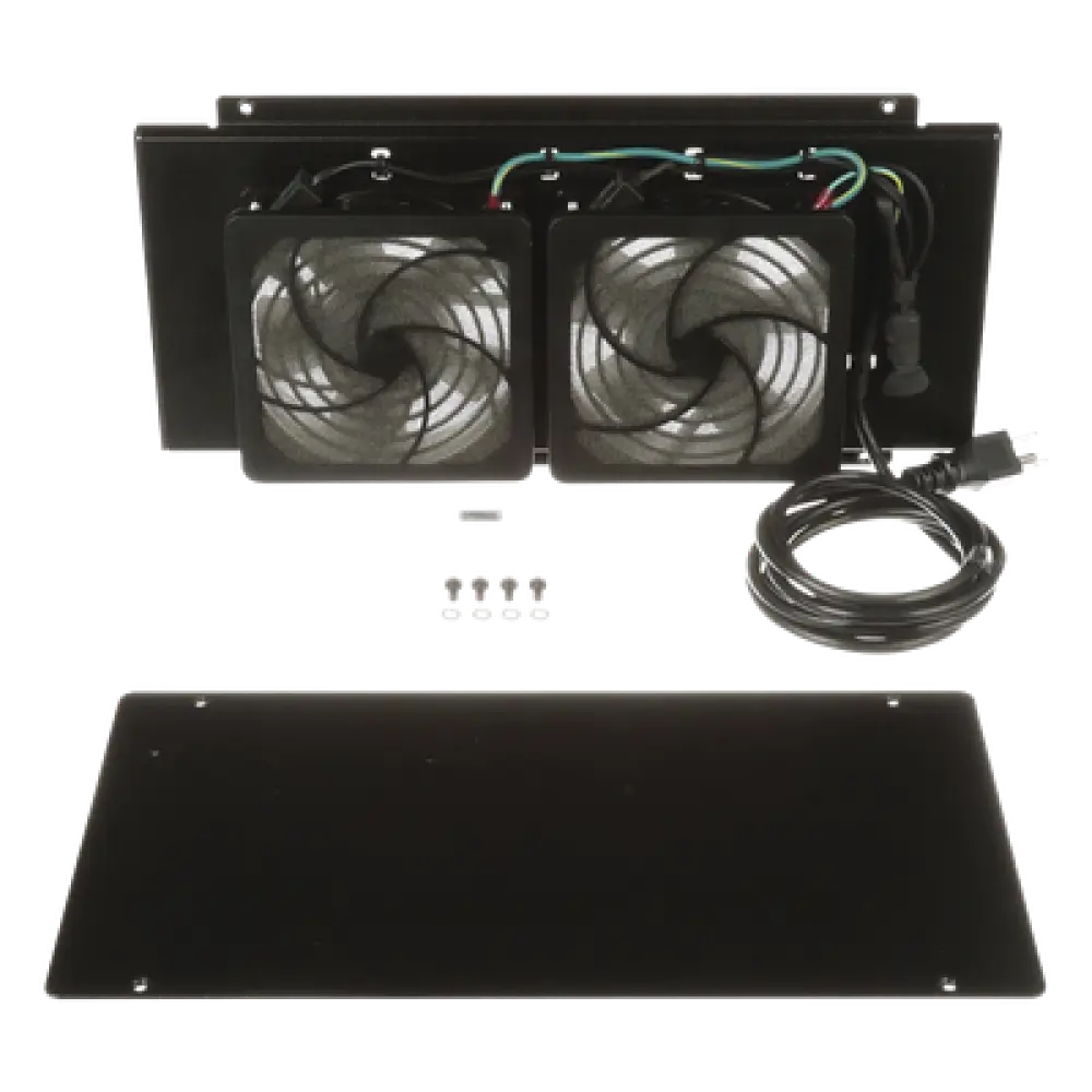 Kit de Ventiladores para Gabinete / 2 Unidades / 122 CFM Total / 120 Vca / Cable 2 m (6.6 ft) / Montaje Completo