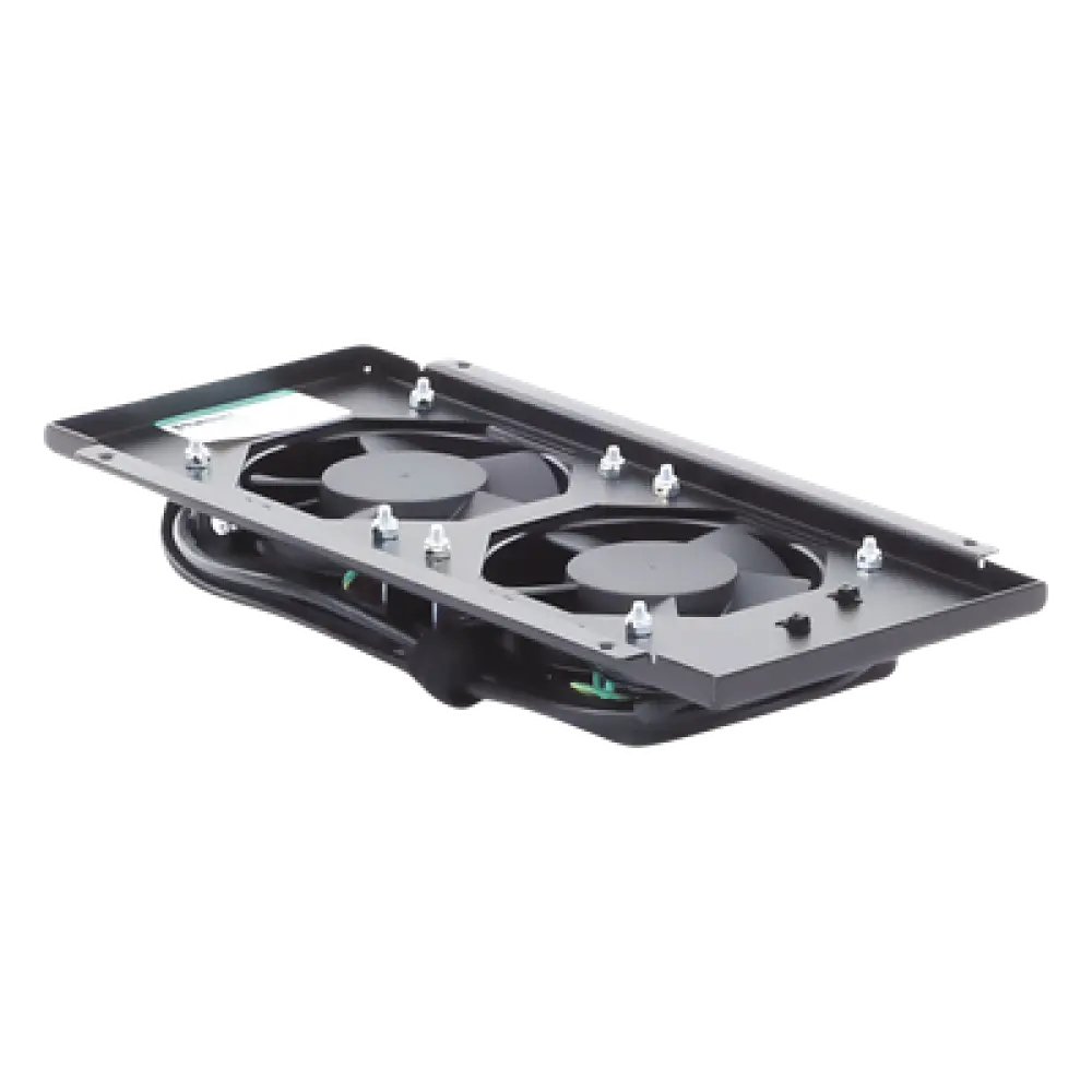 Kit de Ventiladores para Gabinete / 2 Unidades / 122 CFM Total / 120 Vca / Cable 2 m (6.6 ft) / Montaje Completo