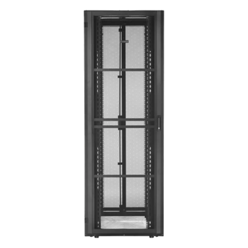 Gabinete para Centros de Datos / 42 UR / 600 mm Ancho / 1070 mm (3.51 ft) Profundidad / Carga 1588 kg / Puerta 80% Perforación / Acero Soldado