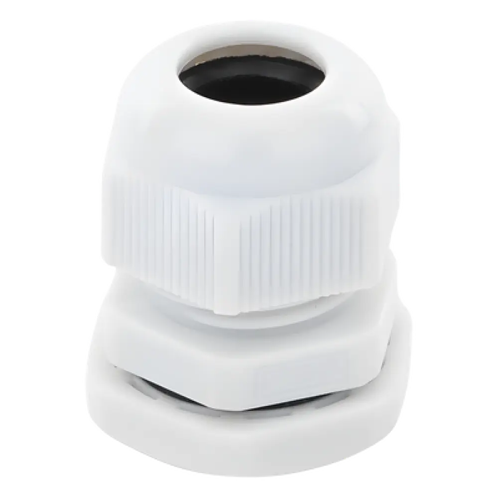 Conector Tipo Glándula / Plástico / Cable 6 a 12 mm / Rosca 20.2 mm (51/64')