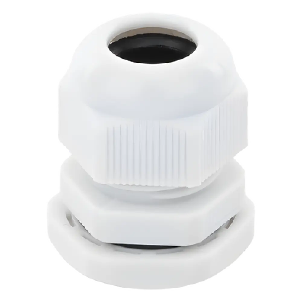 Conector Tipo Glándula / Plástico / Cable 6 a 12 mm / Rosca 20.2 mm (51/64')