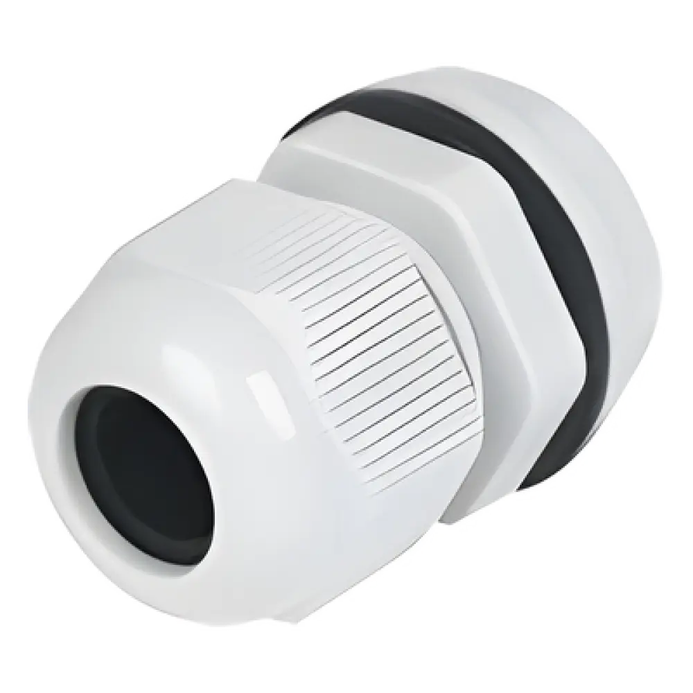 Conector Tipo Glándula / Plástico / Cable 6 a 12 mm / Rosca 20.2 mm (51/64')