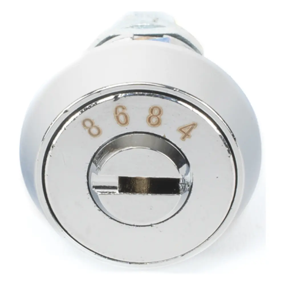 Chapa de Cañón para Gabinete Metálico / Llave Única / Puertas Frontales / Compatible GABVID y SR19