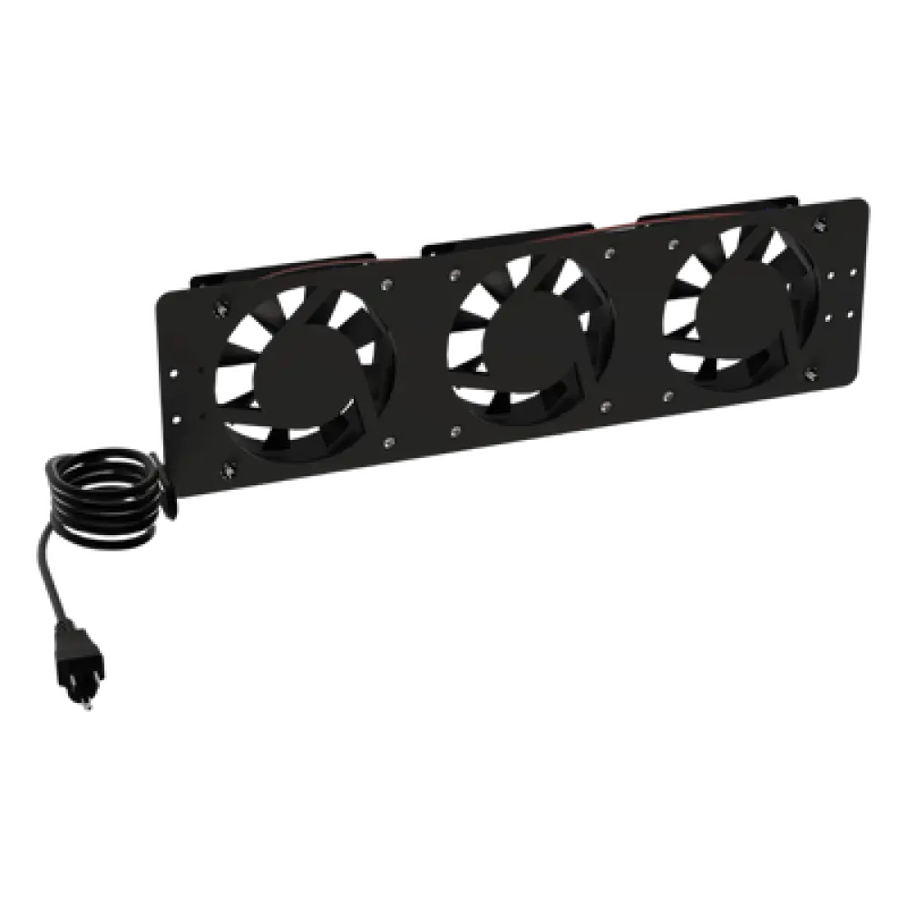 Kit de Ventiladores / 110 Vca / 12 x 12 cm / 114 CFM / 0.78 A / Gabinete de Piso