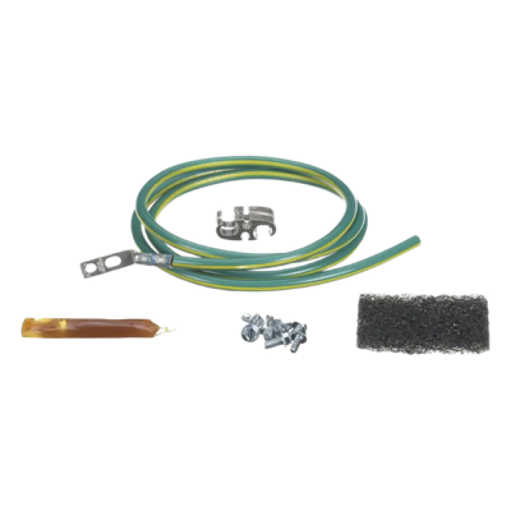 Kit de Jumper de Puesta a Tierra / 6 AWG / 1.52 m (5 ft) / Zapata 45° / Conector Htap 2-6 AWG / UL 467 / NEBS Level 3