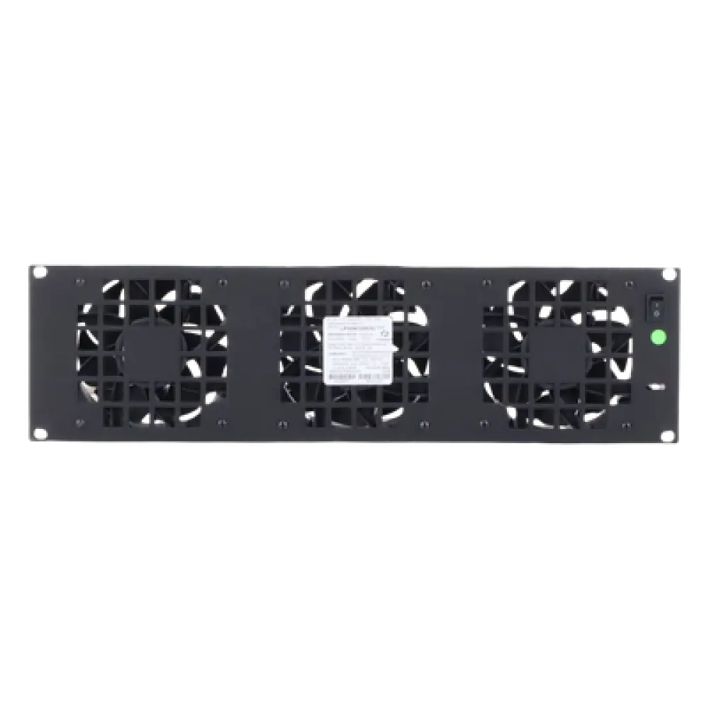 Kit de Ventilación para Rack / 3 Ventiladores 12 x 12 cm / 110 Vca / Clavija 5-15P / 1.8 m (5.9 ft) de Cable / 19" Ancho