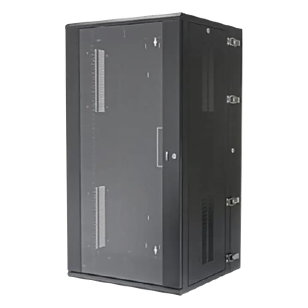 Gabinete de Montaje en Pared / 26 UR / 635mm (2.08 ft) Profundidad / Ventana de Seguridad / 350 lb Capacidad / EIA 19in