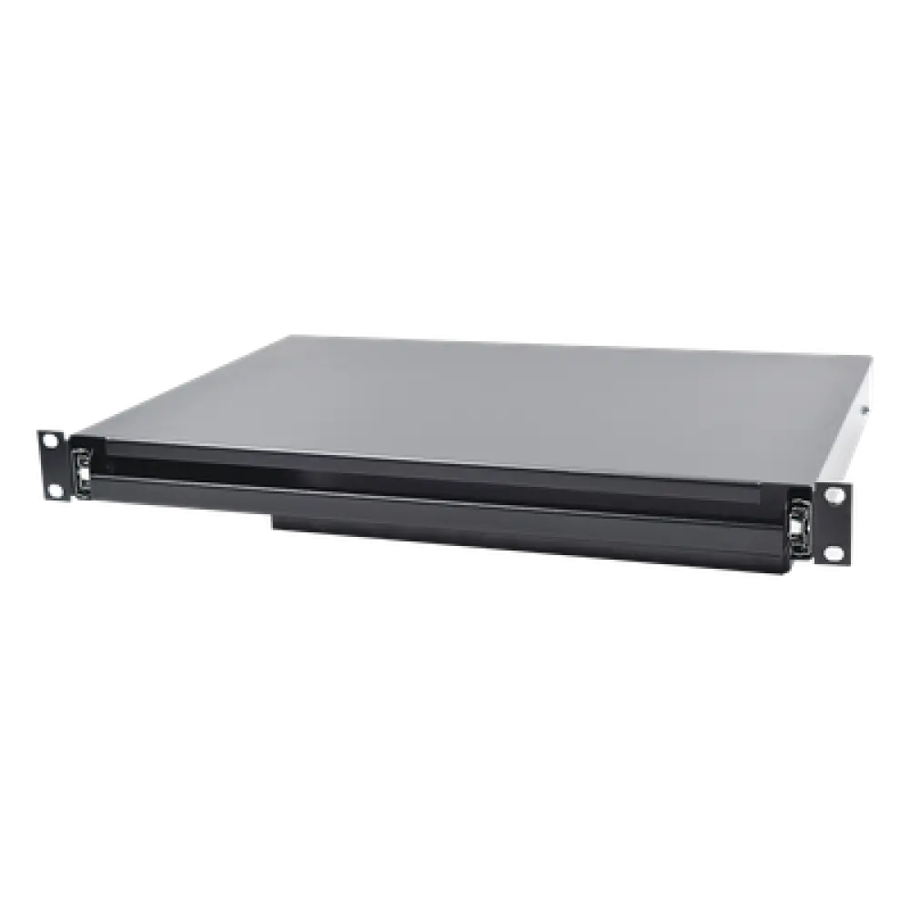 Charola Abatible para Teclado y Ratón / Rack 19" / 1U / Superficie Antideslizante / Instalación Rápida