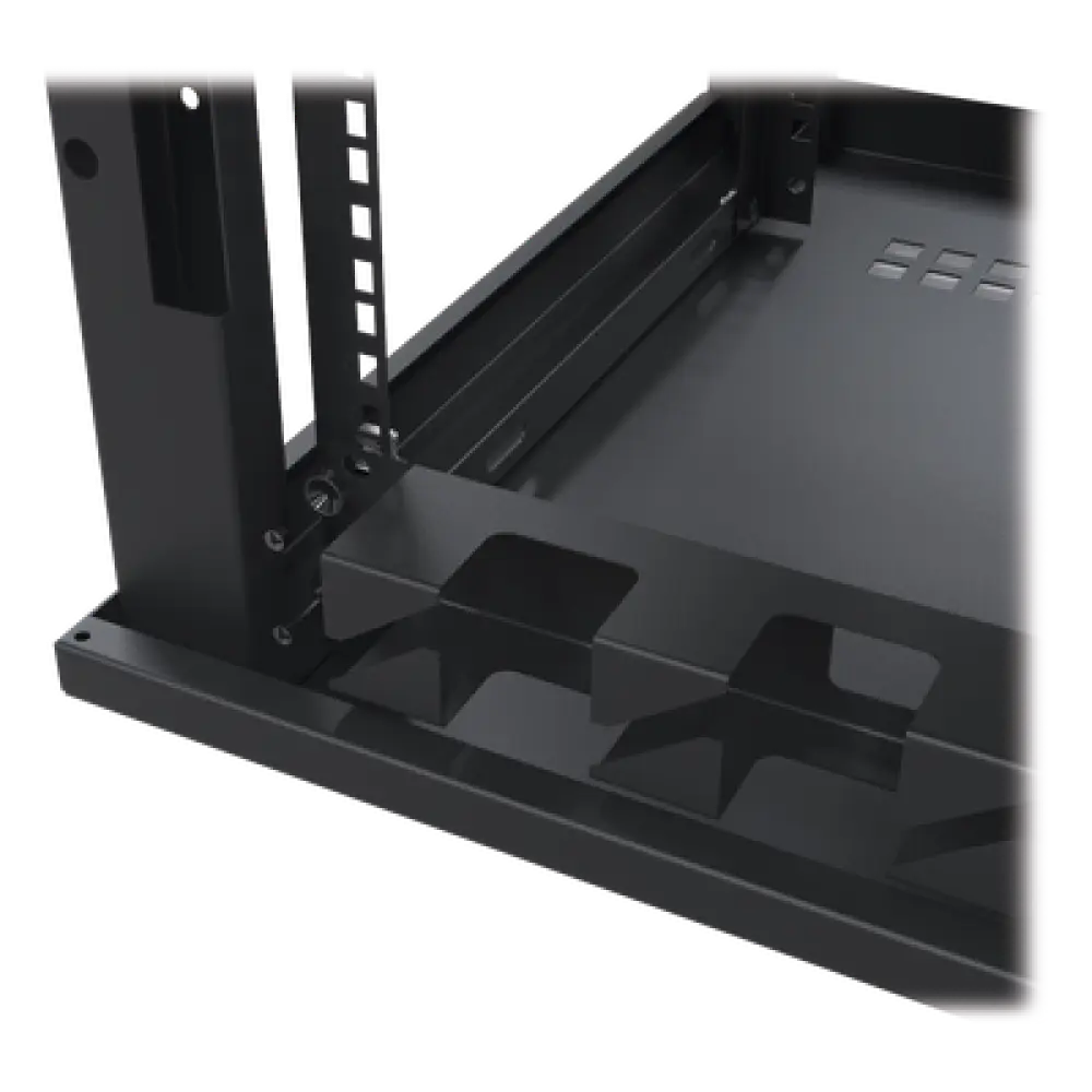 Organizador de Cables Horizontal / 19" / 1U / Acero / Capacidad 22 Cables Cat 5e