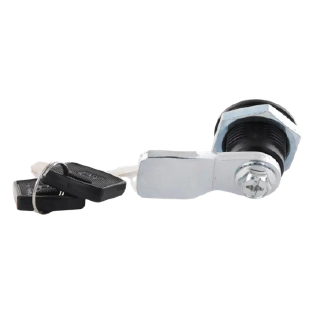 Cerradura con Paleta Metálica / 2 Llaves de Seguridad / Acero / Gabinetes 0-600 mm (0-1.97 ft) / Llave Maestra / Compatible Poliéster