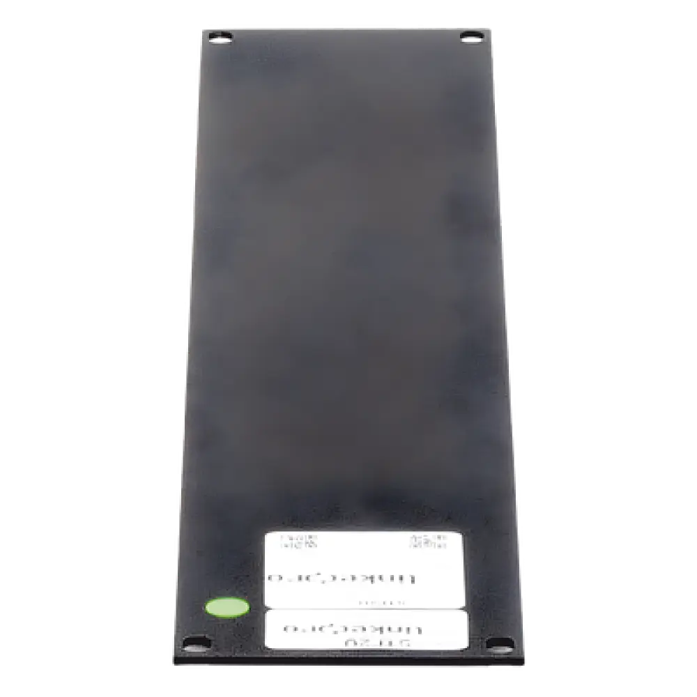 Tapa Ciega / Rack 19in / 2UR / Acero Cal. 14 / Pintura Electroestática Negra / 0.7 kg
