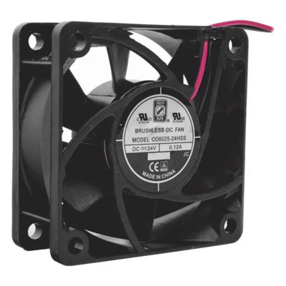 Ventilador Axial Anticondensante / 60 x 60 x 25 mm / 24 Vdc / 25.0 CFM / 4500 RPM / 2.9 W / Cojinete Sellado