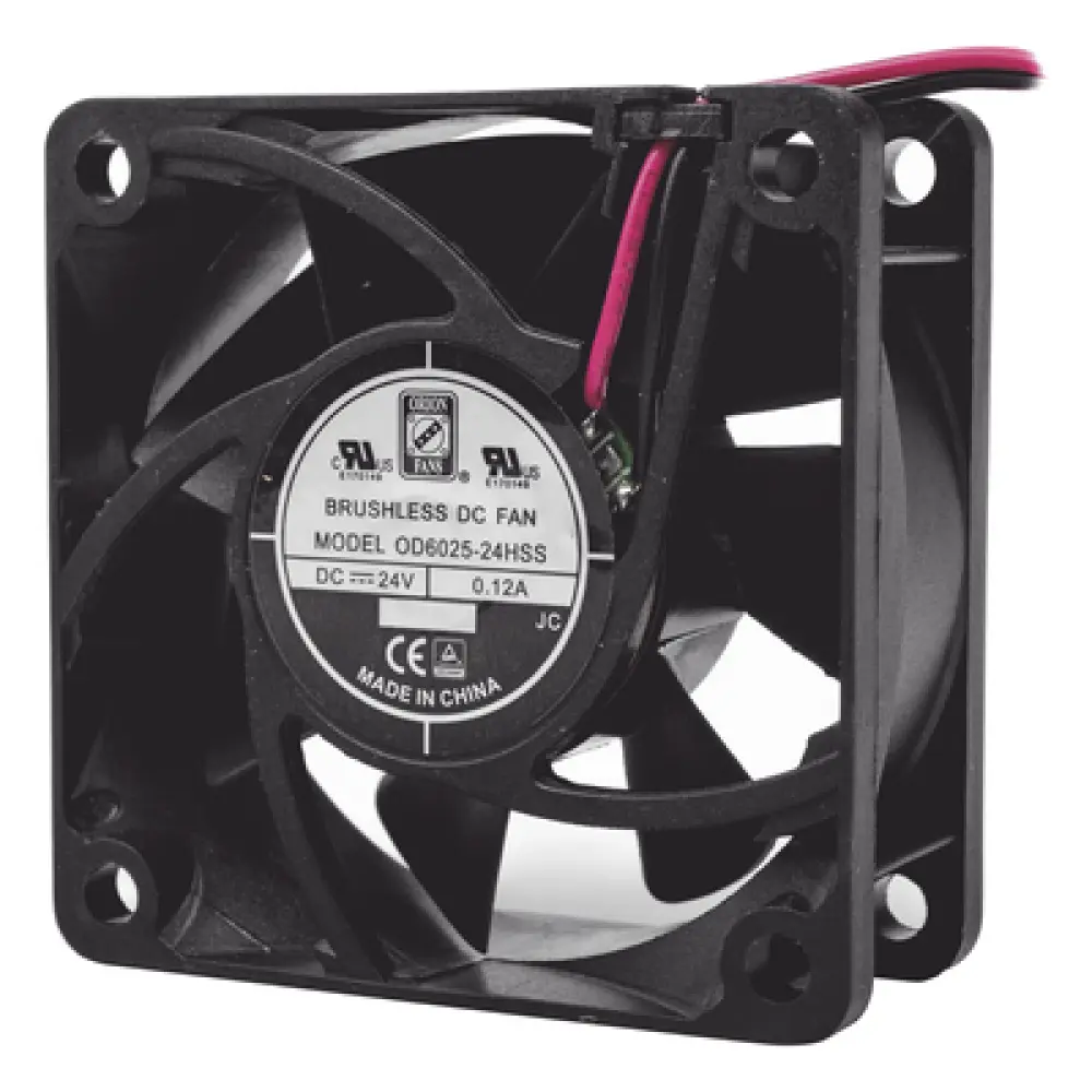 Ventilador Axial Anticondensante / 60 x 60 x 25 mm / 24 Vdc / 25.0 CFM / 4500 RPM / 2.9 W / Cojinete Sellado