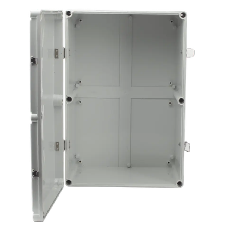 Gabinete Plástico para Exterior / IP65 / 560 x 380 x 265 mm / ABS / -20 a 60°C / Cierre por Broche