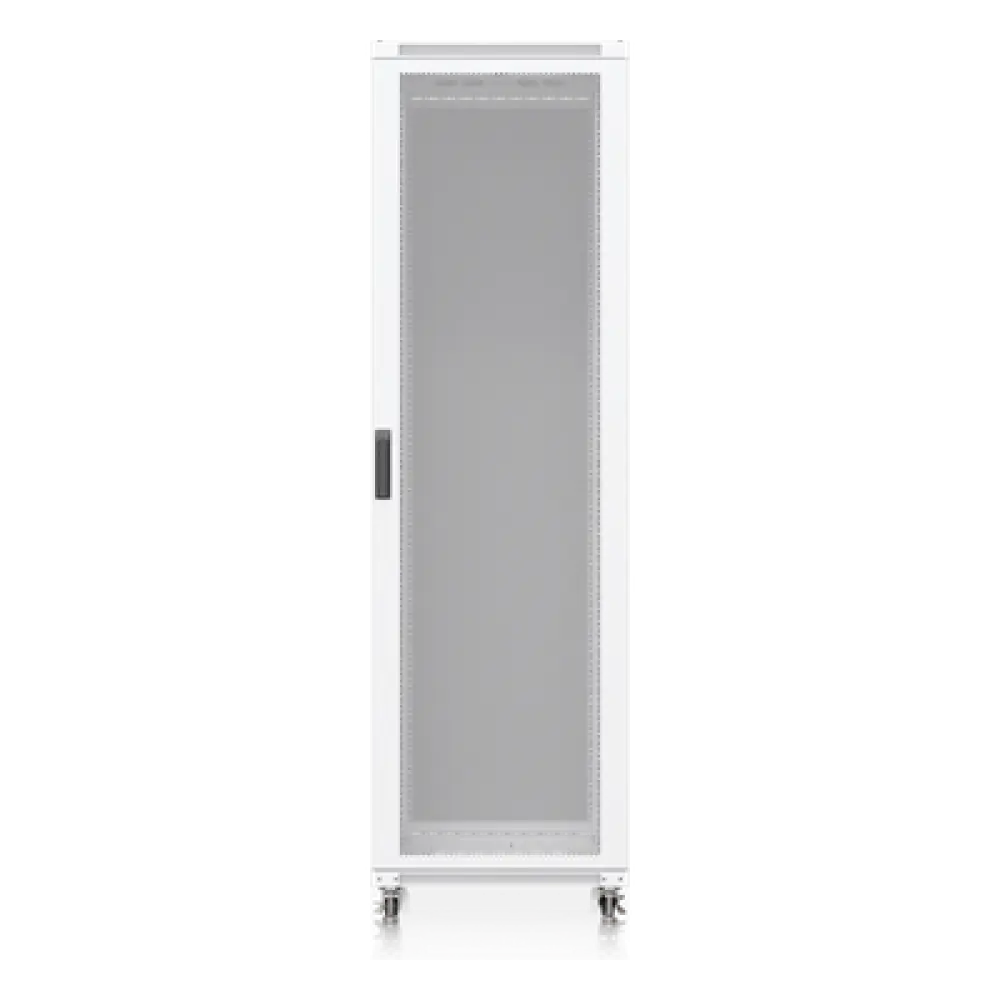 Gabinete Rack de Piso / 42U / 600 x 800 mm (23.6 x 31.5 in) / Carga Estática 800 kg (1763.7 lb) / Puerta Perforada / Ventiladores Integrados / Ruedas con Seguro