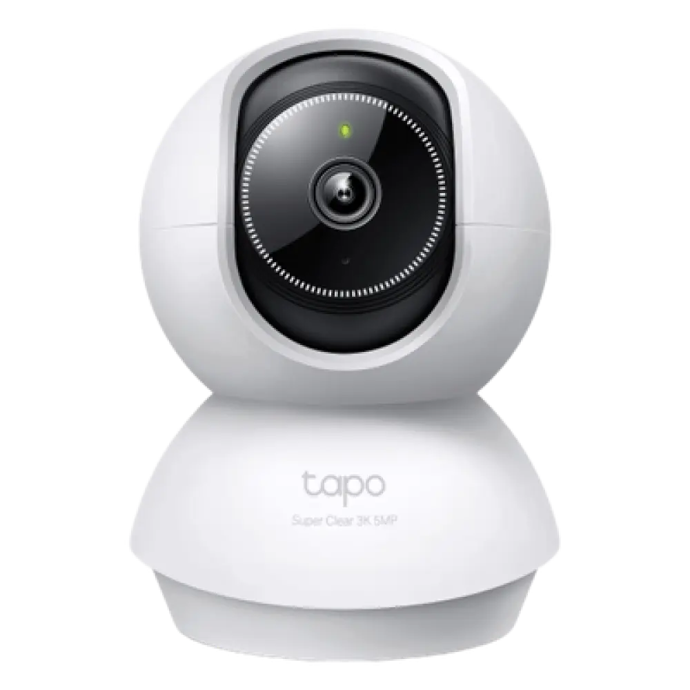 Cámara IP Doméstica / 5 Megapixel 3K / Pan-Tilt 360° / Detección IA / Visión Nocturna 12 m (39.4 ft) / Audio Bidireccional / microSD 512 GB