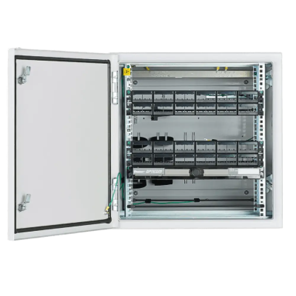Gabinete Industrial de Montaje en Pared / 12 UR / NEMA 4/4X/12 IP66 / Carga 250 lb (113.4 kg) / Acero Bajo en Carbono