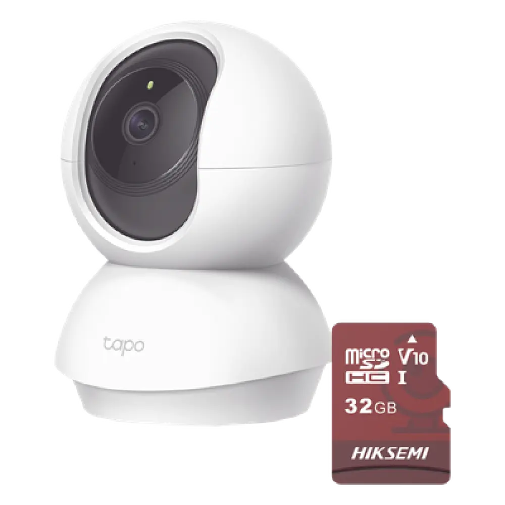 Cámara IP Wi-Fi / 2 Megapixel / Rotación 360° / IR 9 m (29.5 ft) / Micro SD 32 GB / App Móvil