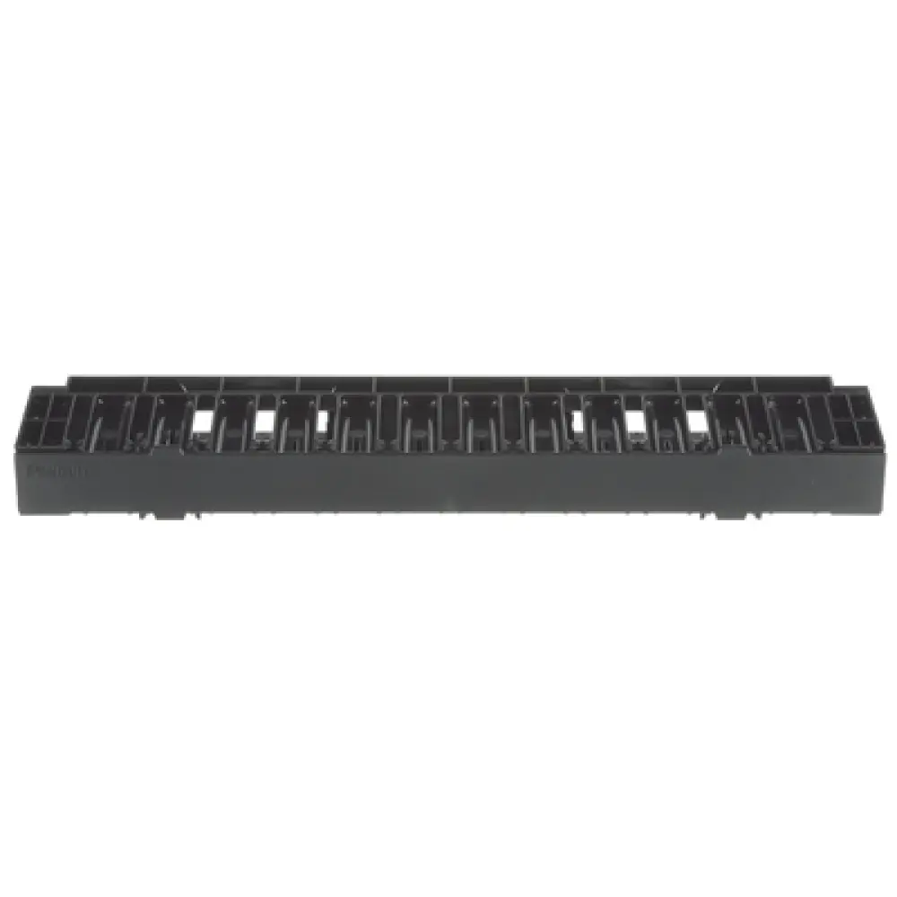 Organizador de Cables Horizontal / 1UR / Rack 19in (483mm) / Frontal / ABS / Cat6 y 10G