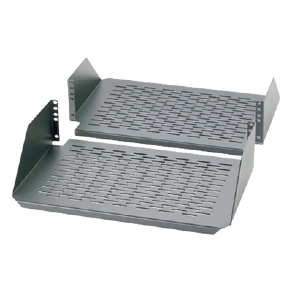 Charola para Rack 19in / Ventilada / 3UR / 136 kg (300 lbs) / Aluminio / 635 mm (25.0') de Profundidad