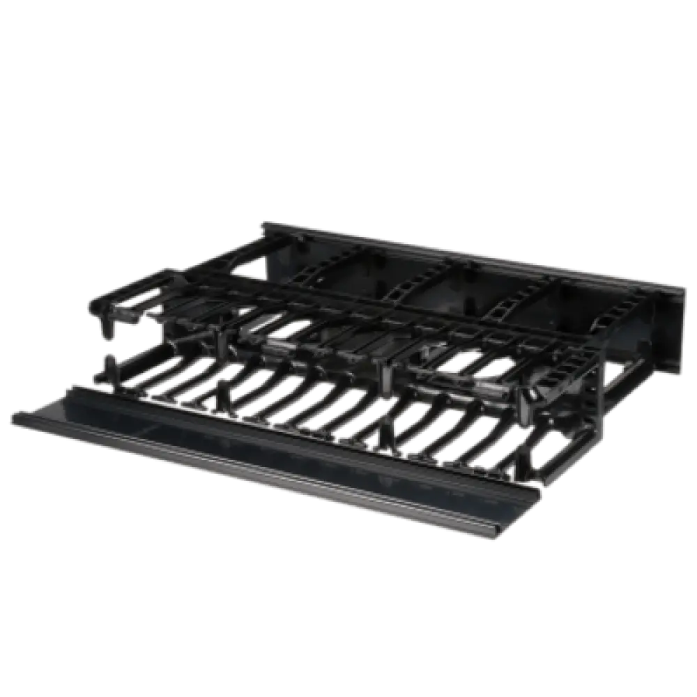 Organizador de Cables Horizontal / Alta Densidad / Doble Frontal y Posterior / Rack 19in / 2UR / 48.3 cm (19in)