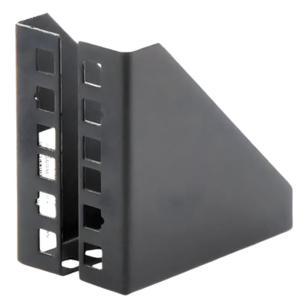 Soporte de Montaje para Rack / 19 pulgadas / 1U Vertical / Capacidad 2U / Carga 10 kg / Pared o Placa