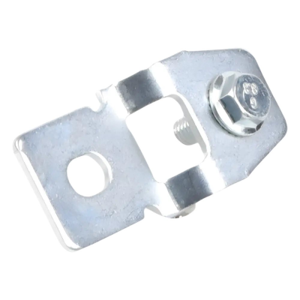 Pestañas Metálicas de Fijación / Chapa de Acero y Zinc 4 mm / Paquete de 4 Piezas / Montaje en Pared / Incluye Tornillos y Tuercas para Gabinete