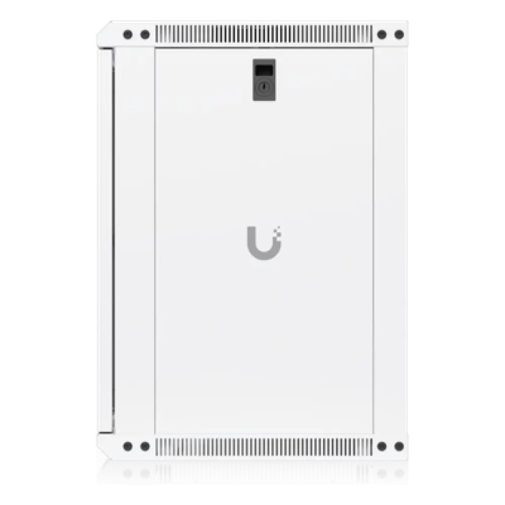 Gabinete Rack 12U / Montaje en Pared / 550 x 450 mm / Puerta de Vidrio Templado / Ventilación Integrada / Capacidad 50 kg