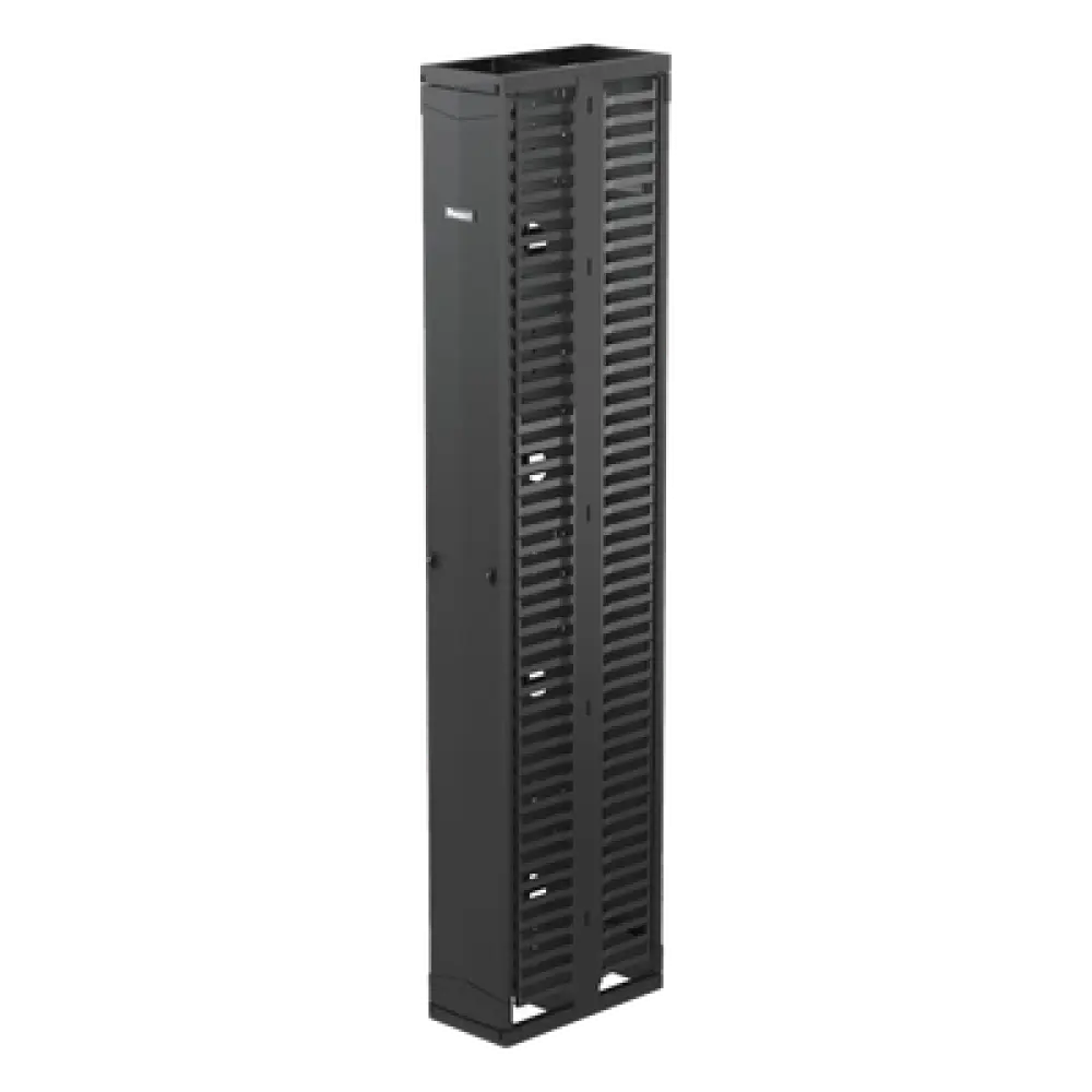 Organizador Vertical de Cables / Doble Acceso Frontal y Posterior / 45 Unidades / 10 in de Ancho / 83.8 in (2130.4 mm) de Alto / Alta Densidad