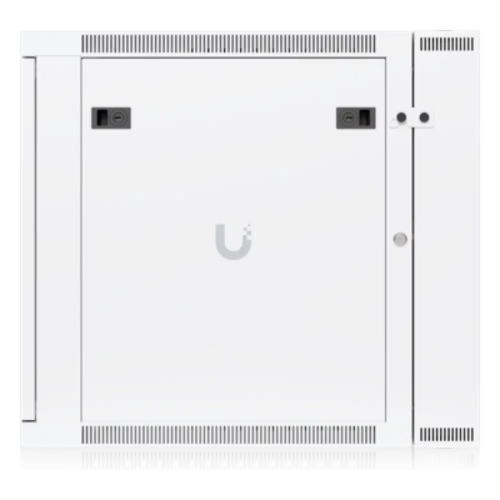Gabinete Rack de Pared / 12U / 600 x 703 mm (23.6 x 27.7") / Puerta Frontal Vidrio Templado / Puerta Trasera Abatible / Paneles Laterales con Llave