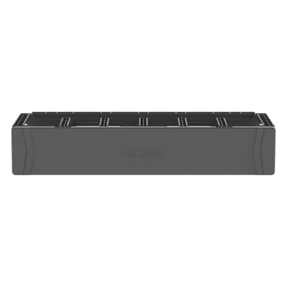 Organizador de Cables Horizontal / Rack 19 pulgadas / 2UR / Cubierta Magnética Doble Bisagra / Aberturas para Cat 6 y 6A / 484 x 90 x 202 mm (19 x 3.5 x 7.9 in)