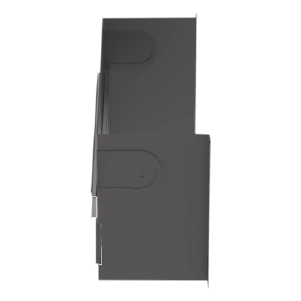 Soporte de Riel DIN Industrial / 4U / Rack 19 in / Acero / Gestión de Cables