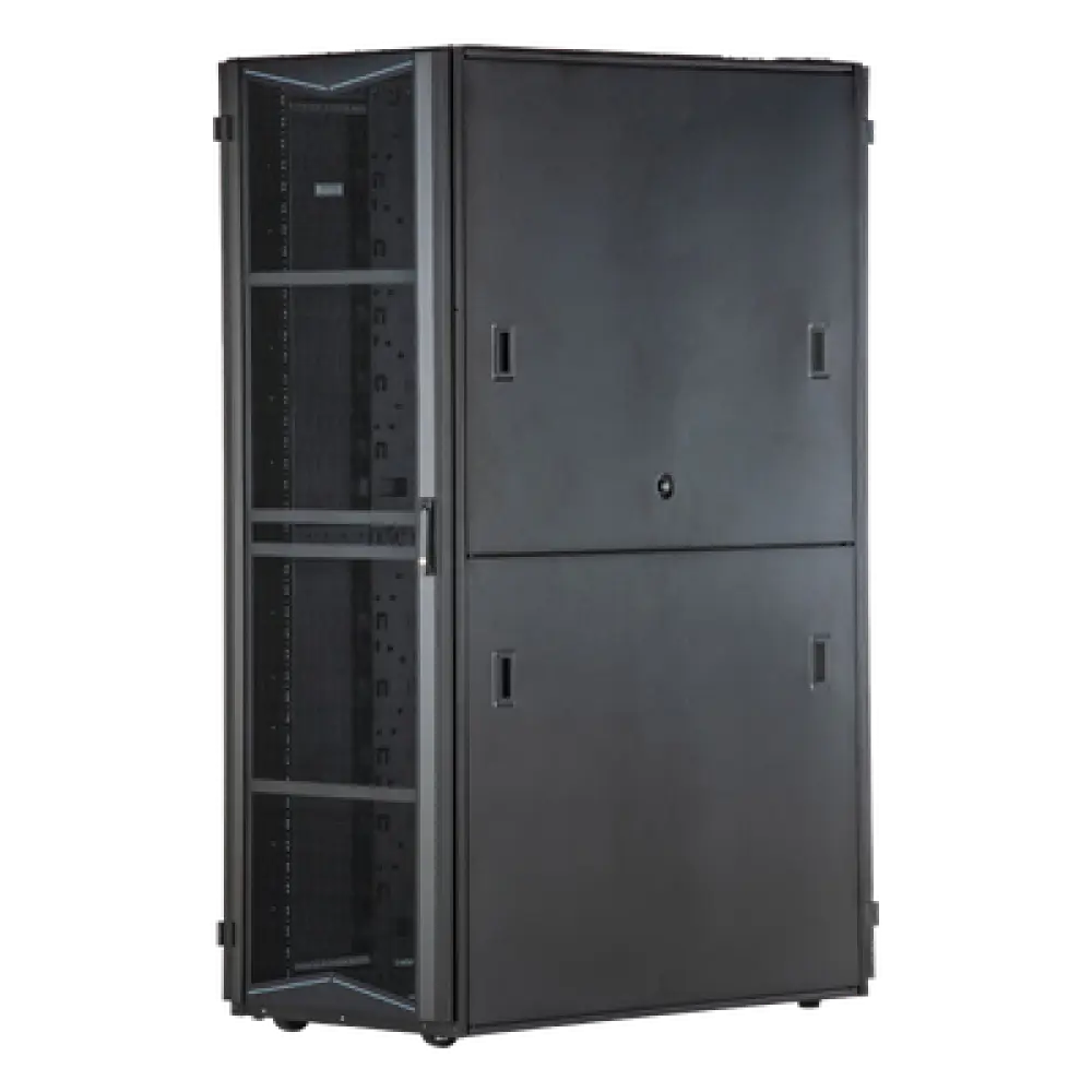 Gabinete para Centros de Datos / 45 UR / 600 mm (1.97 ft) Ancho / 1070 mm (3.51 ft) Profundidad / Acero / Negro