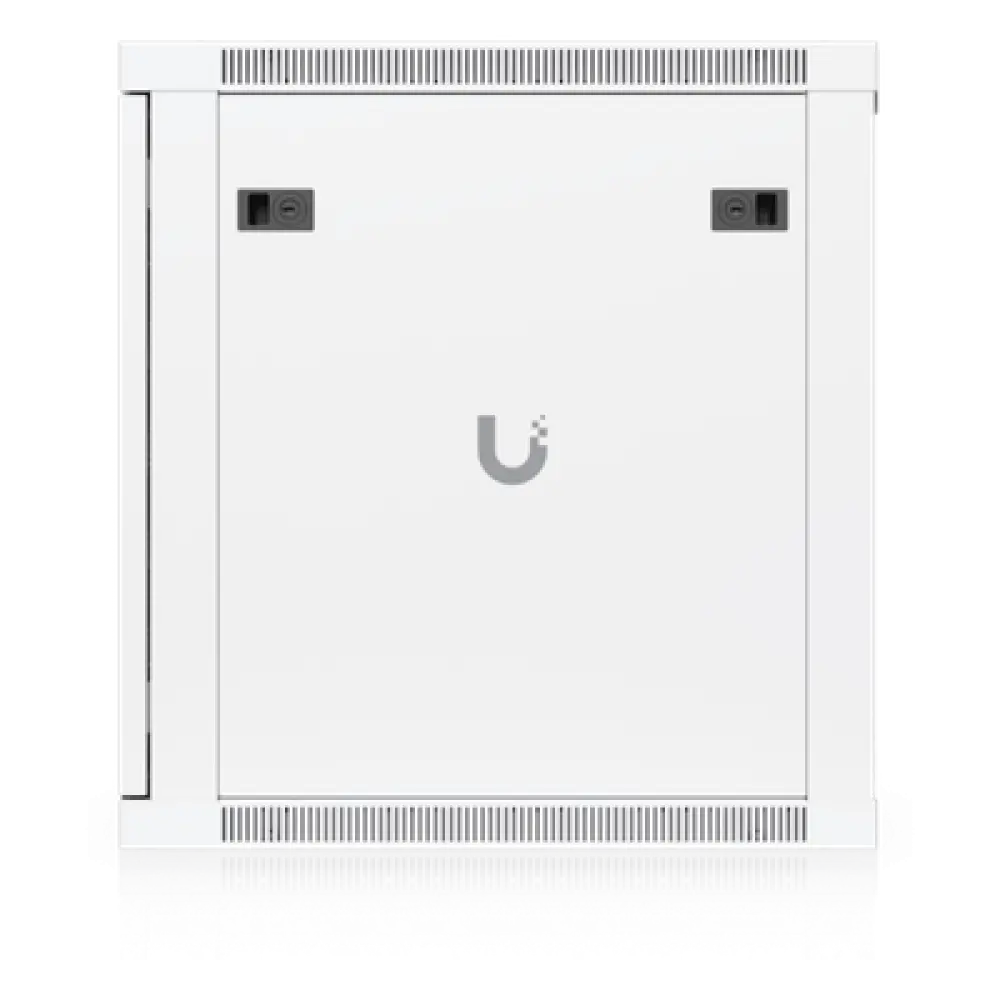 Gabinete Rack 12U / Montaje en Pared / Profundidad Ajustable 448-508 mm / Capacidad 80 kg / Ventilación Integrada / Puerta Perforada