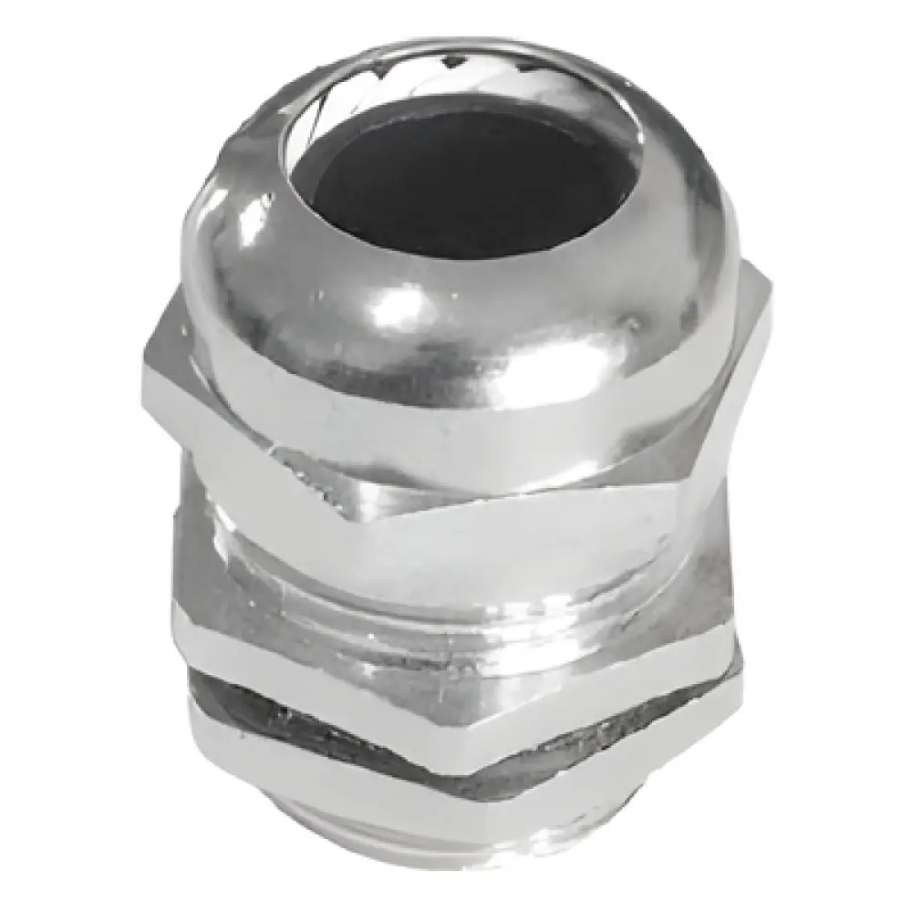 Conector Tipo Glándula / Ajustable 3-6.5 mm / Rosca M14 / IP68 / Latón Niquelado / -40℃ a 100℃