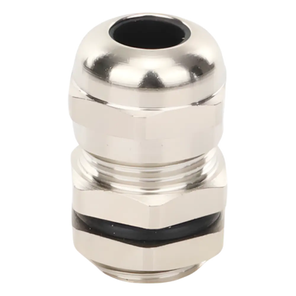 Conector Tipo Glándula / Ajustable 3-6.5 mm / Rosca M14 / IP68 / Latón Niquelado / -40℃ a 100℃