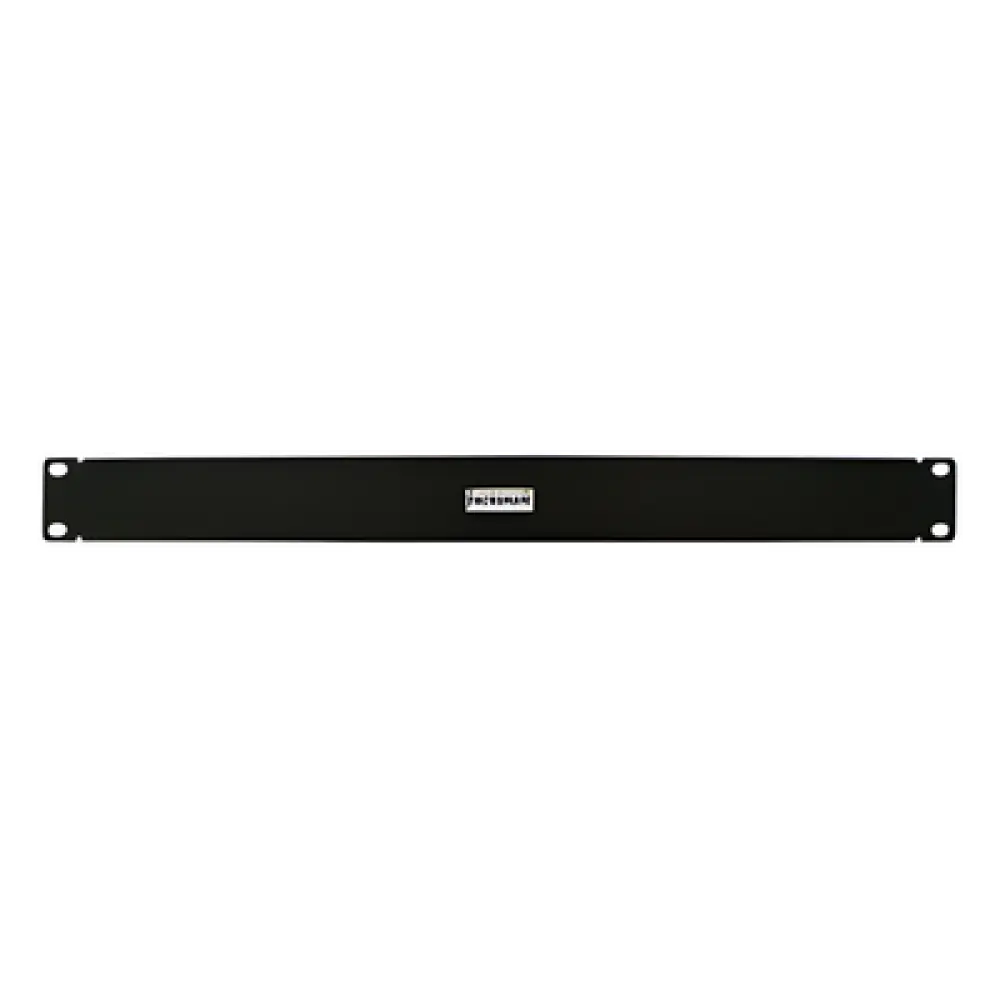 Panel ciego para rack / 1UR / 19in / Acero calibre 18 / Acabado negro semi-mate