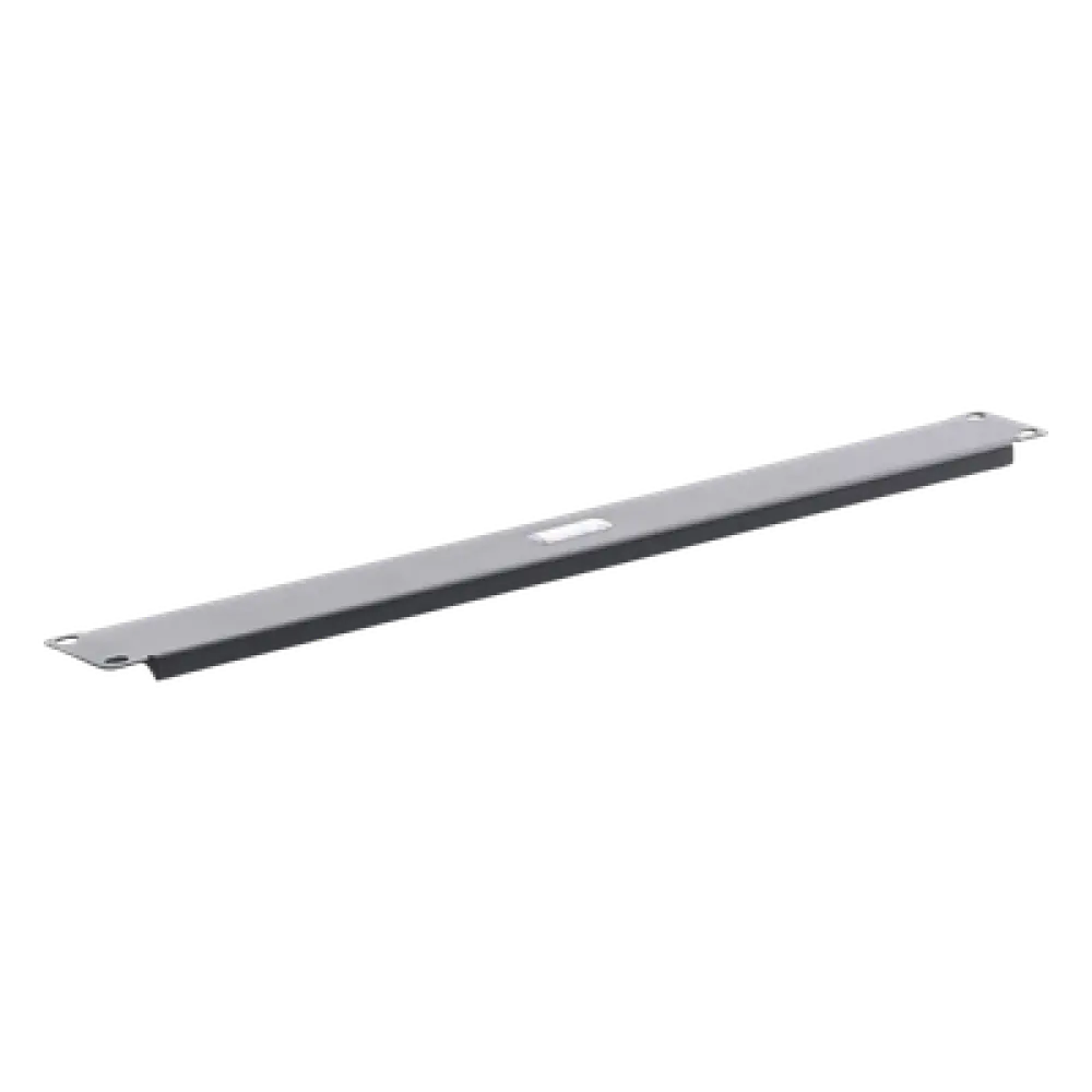 Panel ciego para rack / 1UR / 19in / Acero calibre 18 / Acabado negro semi-mate