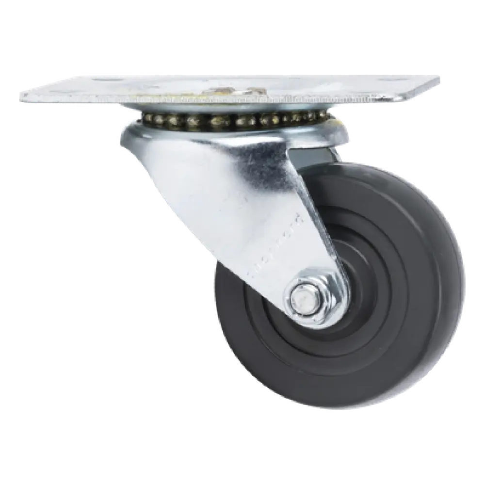 Kit de Ruedas Locas para Racks / 2.5 in (6.35 cm) / Carga 125 lb por Rueda / Base 3 7/8 x 2 3/4 in (9.8 x 7 cm) / Altura 3.25 in (8.25 cm)