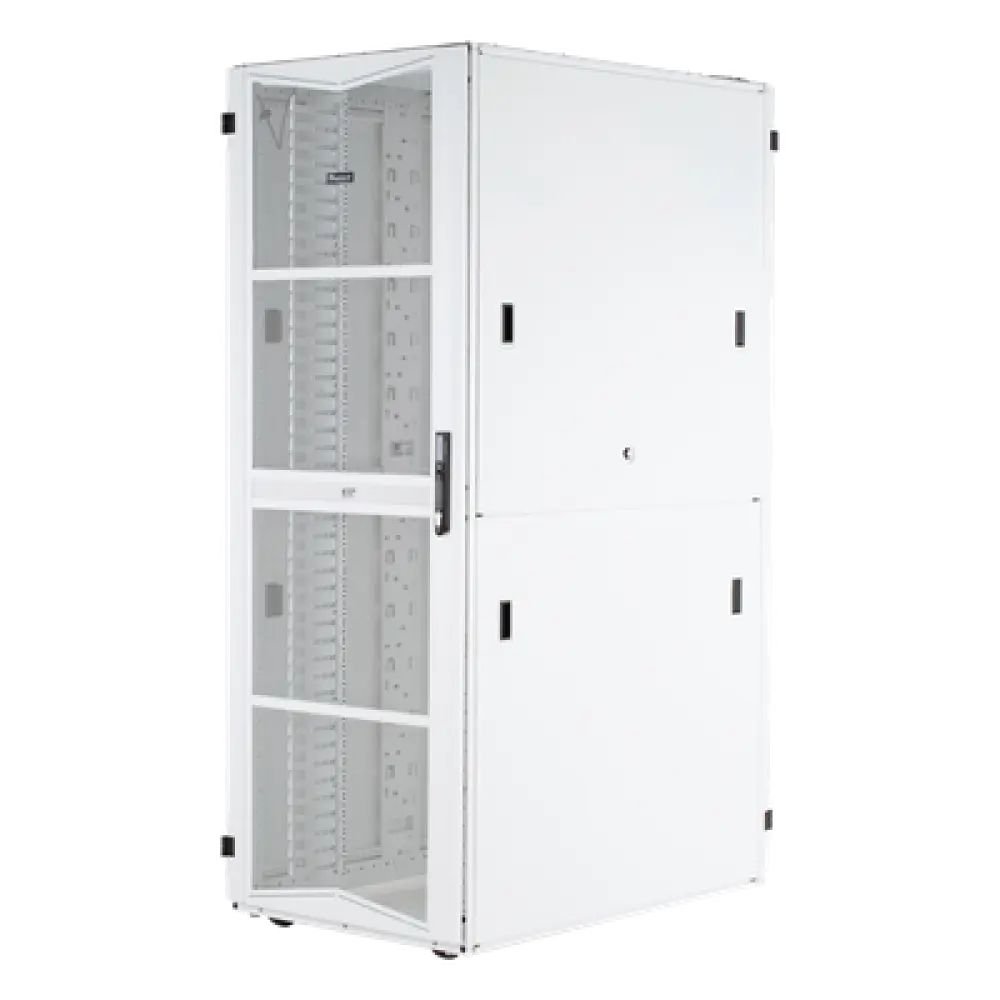 Gabinete para Centros de Datos / 42 UR / 600 mm Ancho / 1070 mm Profundidad (3.5 pies) / Acero / Blanco