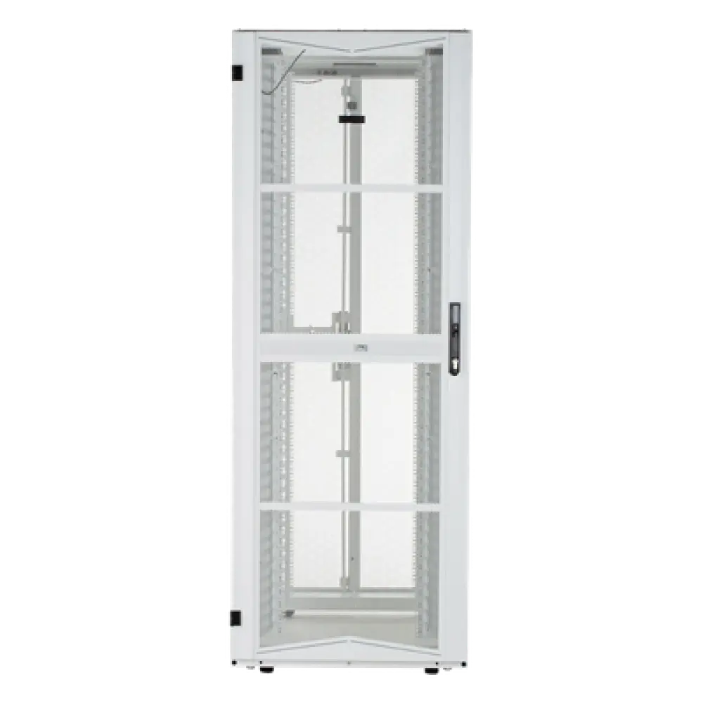 Gabinete para Centros de Datos / 42 UR / 600 mm Ancho / 1070 mm Profundidad (3.5 pies) / Acero / Blanco