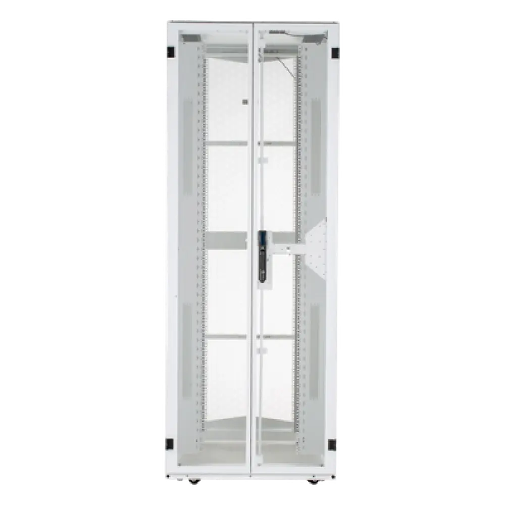 Gabinete para Centros de Datos / 42 UR / 600 mm Ancho / 1070 mm Profundidad (3.5 pies) / Acero / Blanco