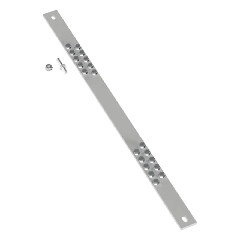 Barra de Conexión a Tierra / Rack 19" / 20 Orificios / 483 mm (1.58 ft) / 45 Unidades / EIA-310