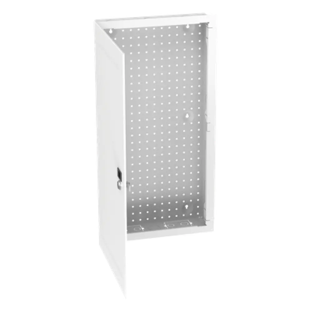 Gabinete de Montaje en Pared / Acero Calibre 18 / Capacidad 16 kg (35 lb) / Puerta Reversible con Cerradura / Ventilación Integrada / 28 in de Altura