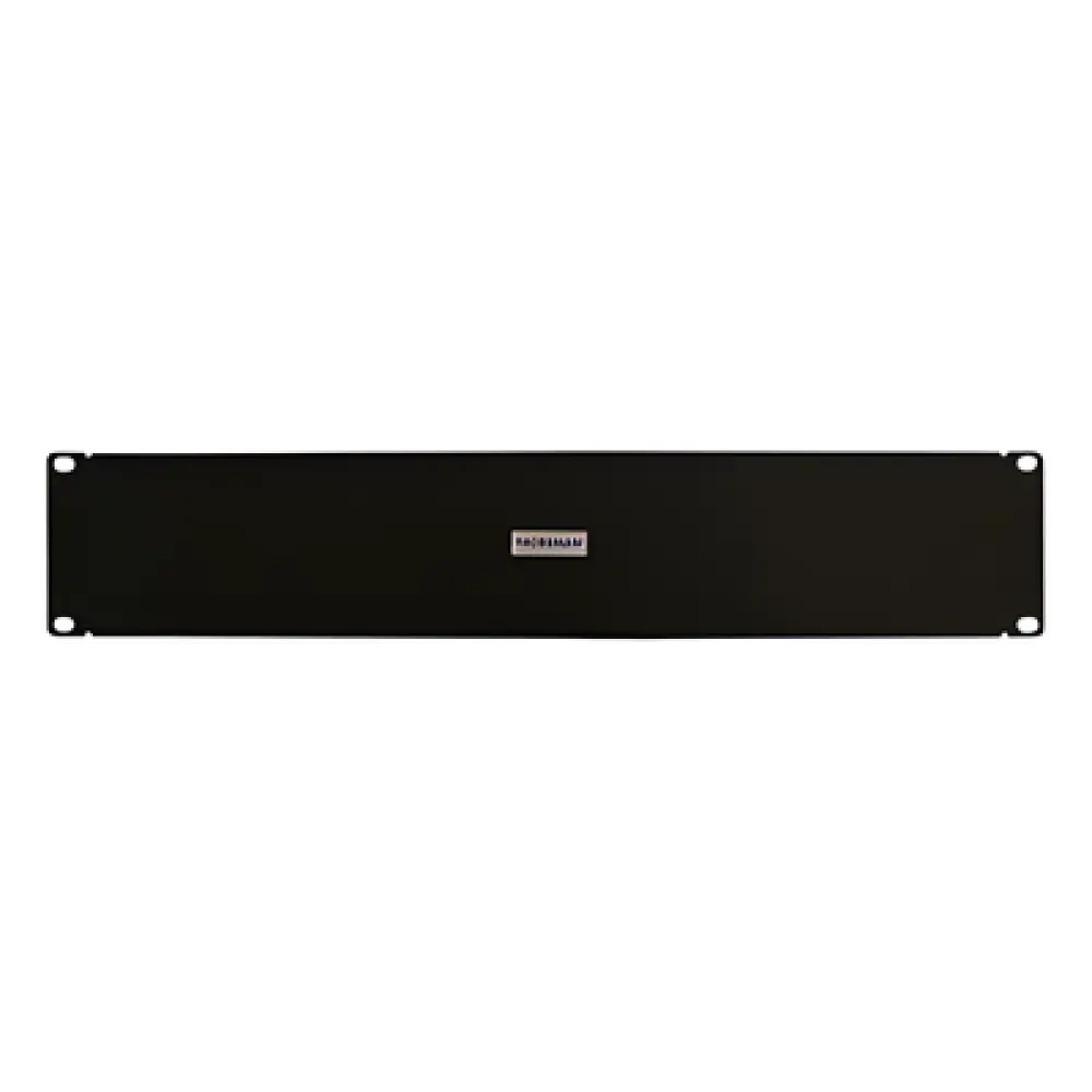 Panel ciego para rack / 19in / 2UR / Acero calibre 18 / 1.21 mm / 0.544 kg / 3.5 x 19 in