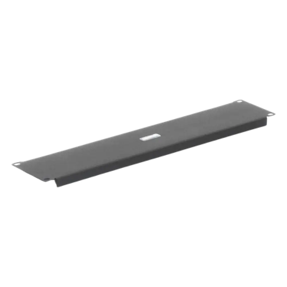 Panel ciego para rack / 19in / 2UR / Acero calibre 18 / 1.21 mm / 0.544 kg / 3.5 x 19 in