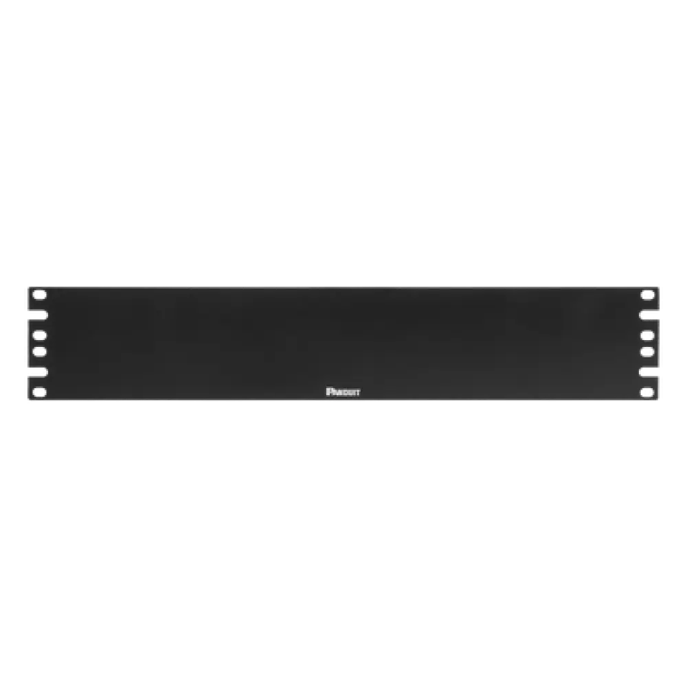 Tapa Ciega para Rack / 19 Pulgadas / 2 UR / Acero 16 ga / Diseño Plano / 482.6 x 43.7 mm