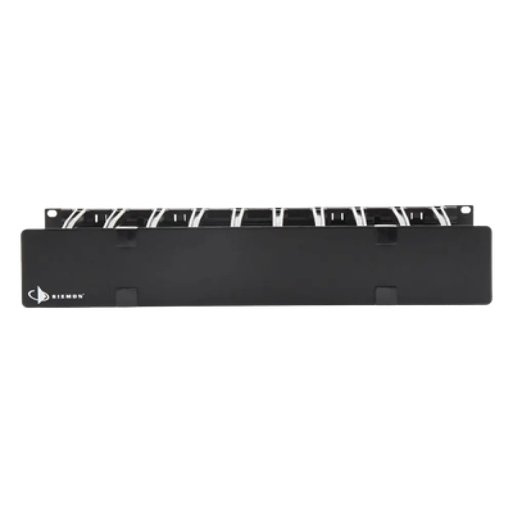 Organizador de Cable Horizontal / Rack 19in / 2UR / 6in (0.5ft) de profundidad / Policarbonato